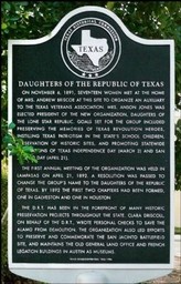 Daughters of the Republic of Texas historical marker 