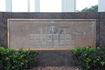 Marker mapping the assassination route in Dealey Plaza