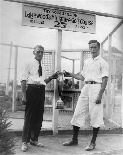 Winners of Minuature Golf in the 1920s. Mattatuck Museum, collection.