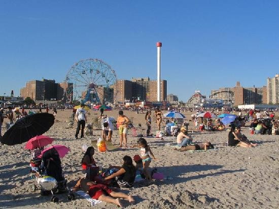 Coney Island was once known as America's Playground. It's combination of beach and amusement parks made it a popular destination. Though not as popular as it once was, it still attracts plenty of visitors.