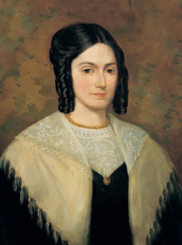 late 1830s portrait of Emma Hale Smith