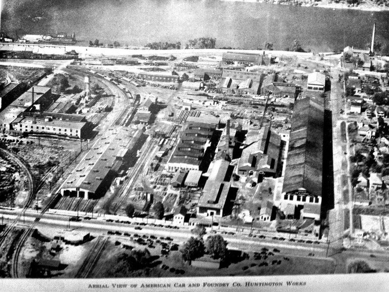 Aerial view of the ACF plant