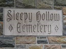 Sleepy Hollow Cemetery sign