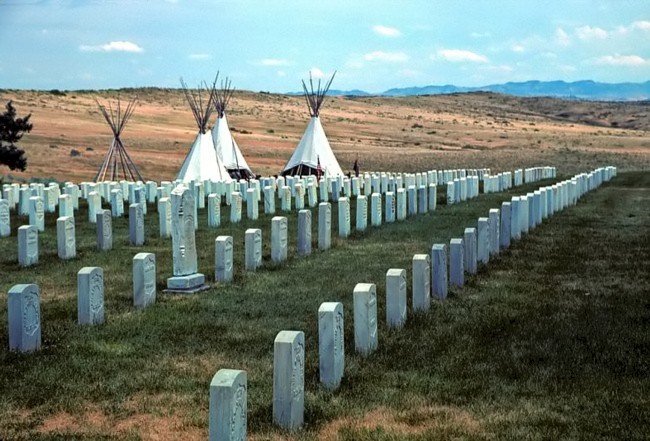 Custer National Cemetery is adjacent to the National Monument that includes many frontiersmen, Native scouts, and other military personnel. 