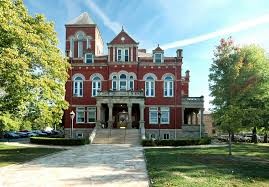 The view of the court house from court street.