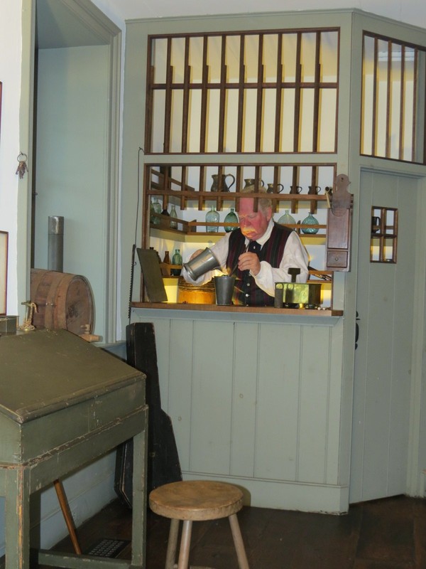 The bar in the Common Room of the inn.
Photo by Rick Schwab