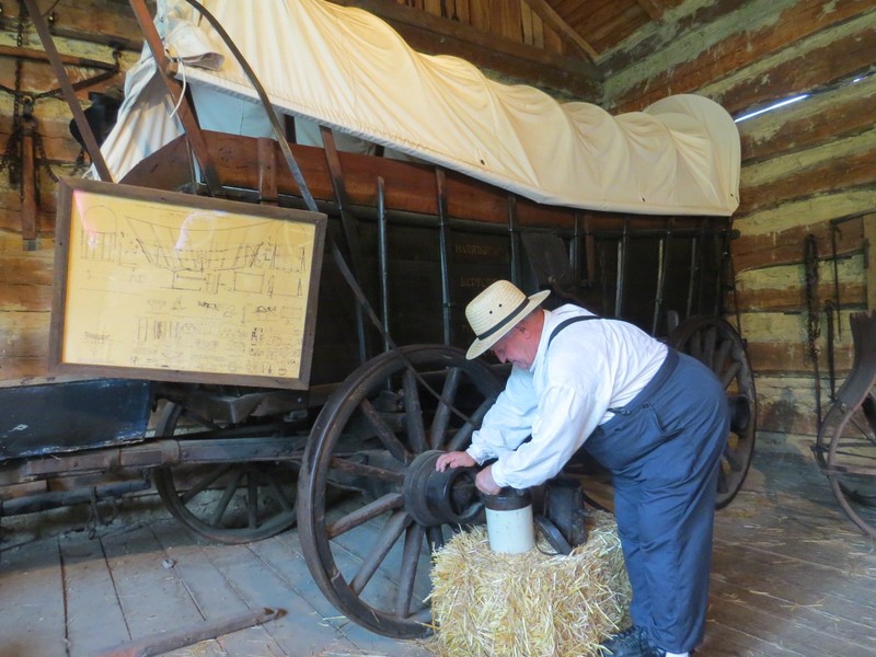 Up to 100 Conestoga Wagons could travel past Compass Inn in one day.
Photo by Rick Schwab