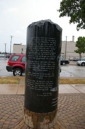 Another view of the marker. Photo by Busta-Peck.