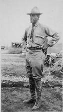 A photo of Colonel Charles Young in Mexico in 1916.