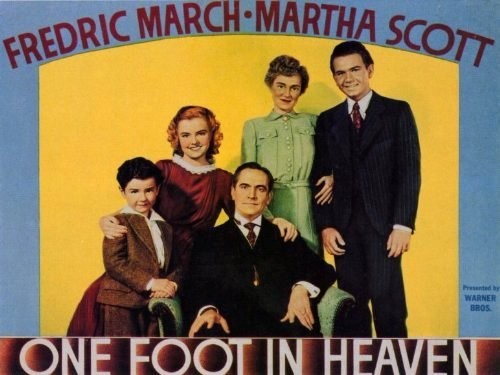 Poster for "One Foot In Heaven" -- the first film to play at the LaBelle Theater after it opened.