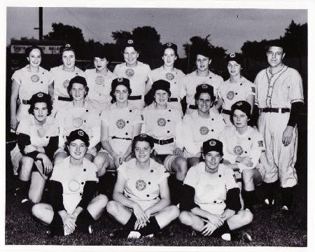 1952 Battle Creek Belles team picture