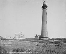 Currituck Lighthouse in 1883