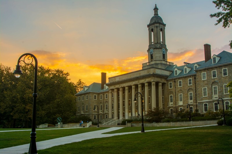 Sunset at Old Main