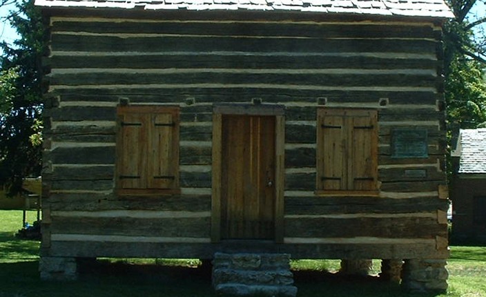 The Navarre Cabin, at Leeper Park.
