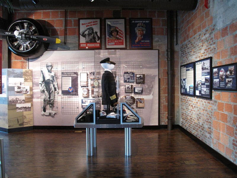 View of the airfield exhibit