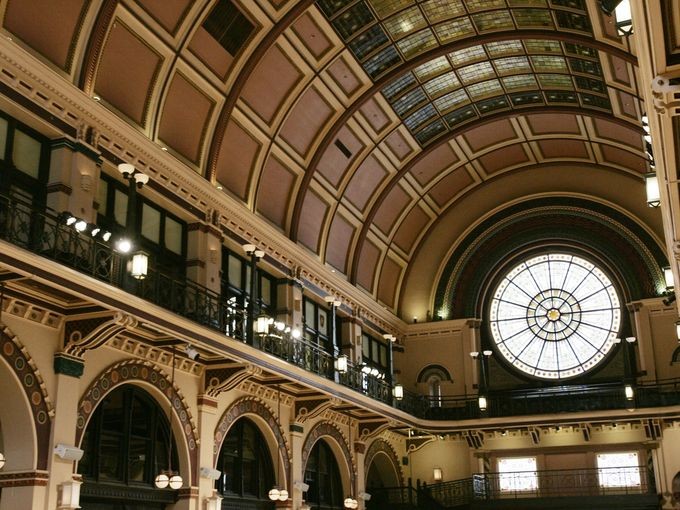 Interior of the station