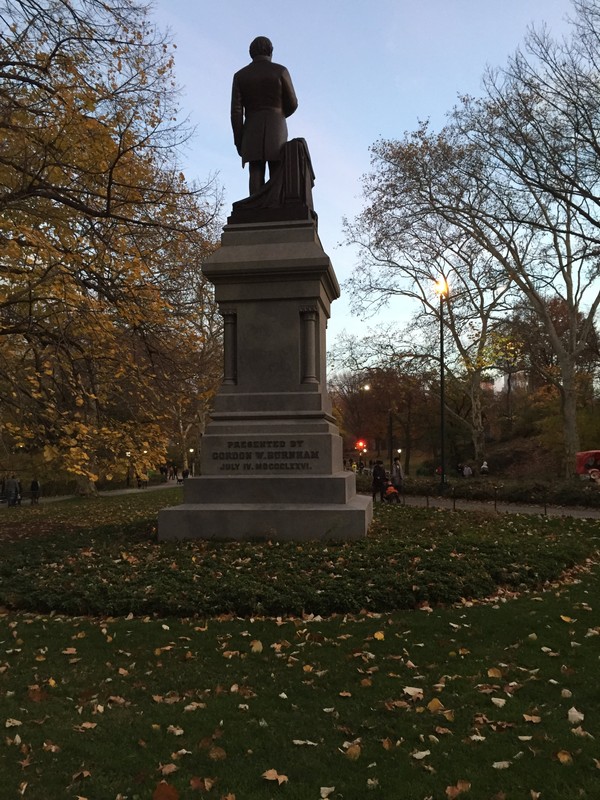Back of monument