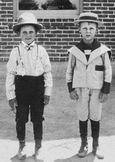 Spencer (L) with childhood friend, Clarence Naylor