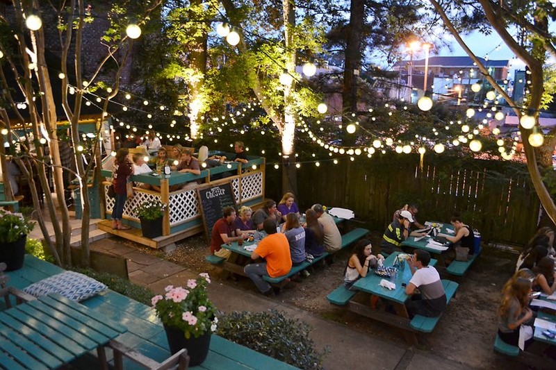 The Beer Garden, a restaurant connected to Hotel Chester