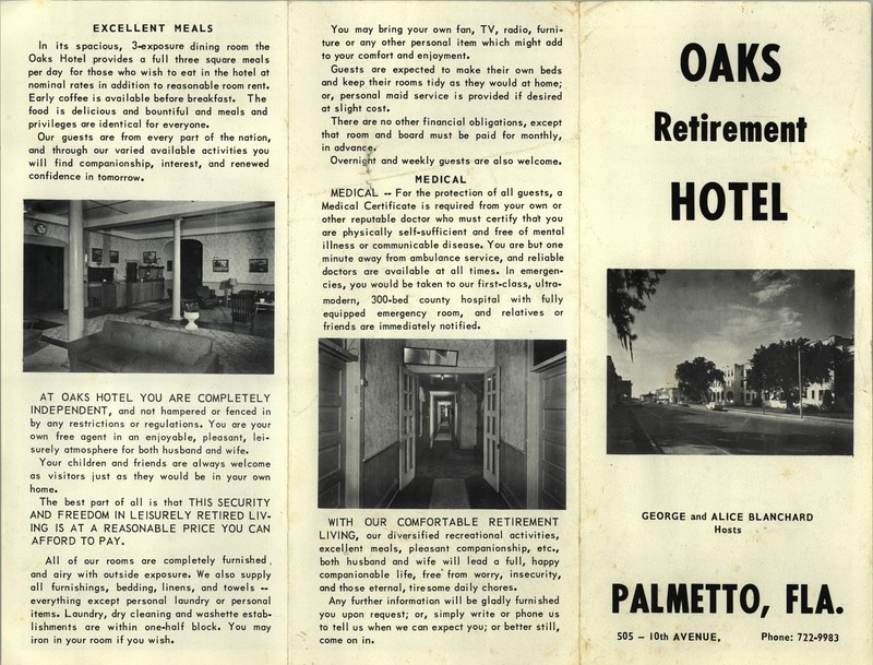 Oaks Hotel Brochure