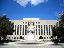 Front of the E. Barrett Prettyman Courthouse.