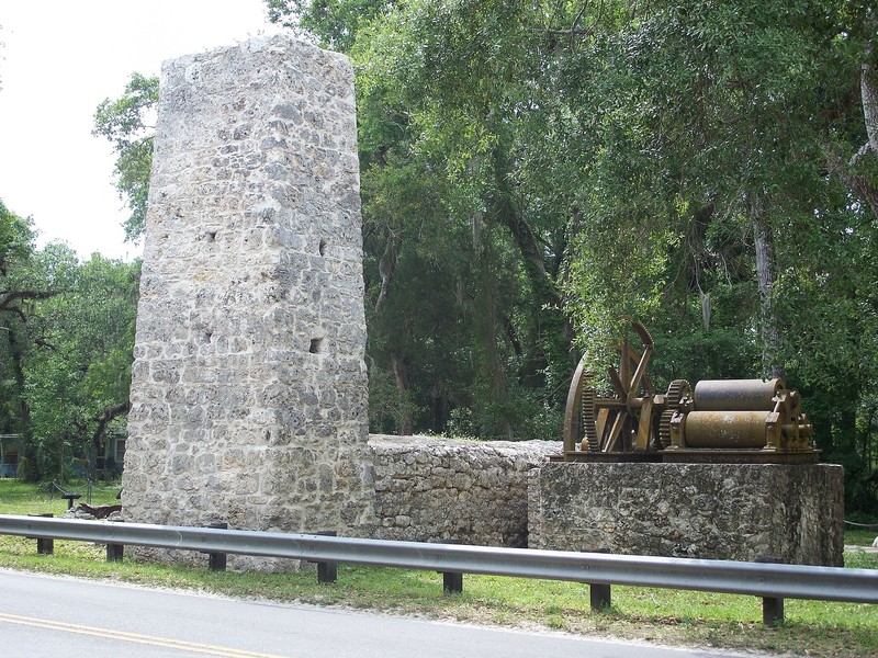 The ruins of the Yulee Sugar Mill