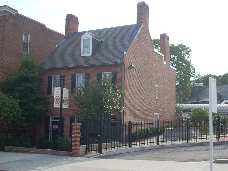 Elizabeth and her three daughters lived in this house. Her two sons attended St. Mary's College, so they did not reside in the house.