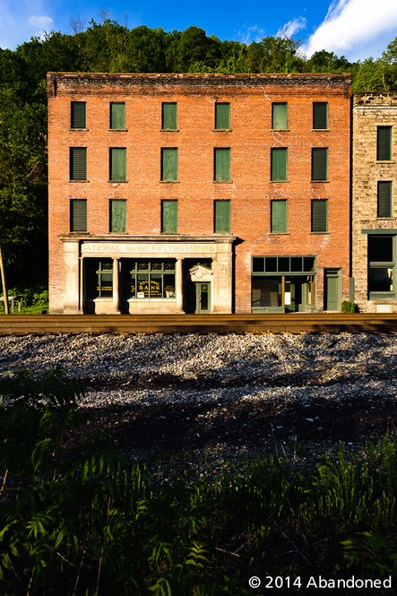 This historic building was home to the National Bank of Thurmond until 1931.