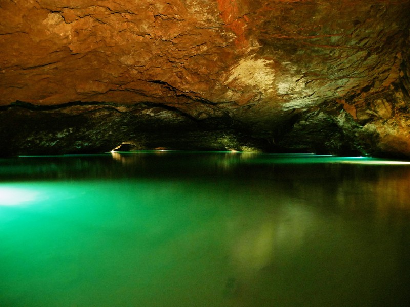 Inside the Underground Lake.