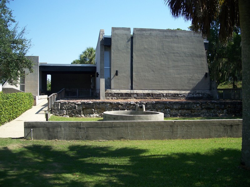 The museum at the park features pottery and tools from the original fort are on display, as well as interpretive displays describing the site's history.