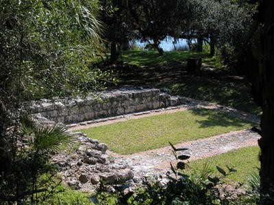 Some of the ruins of the fort