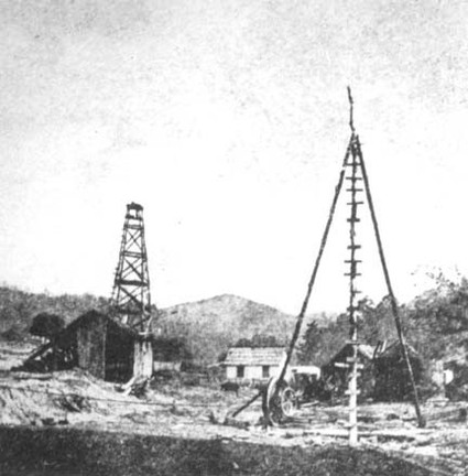 Wells in Burning Springs