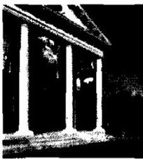 2013 photograph of front portico of Galloway School/ former almshouse (Messick 2013)