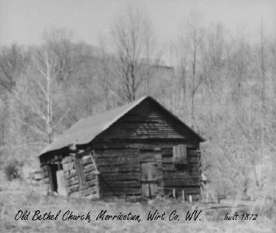 The Old Bethel Church when it was still standing. There is not many pictures of old Morristown because photography was more rare in the 19th century and any pictures that had been taken have been lost. 