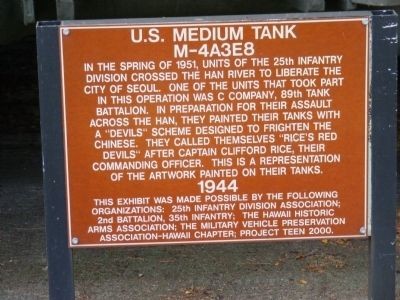 U.S. Medium Tank Marker 4A3E8
