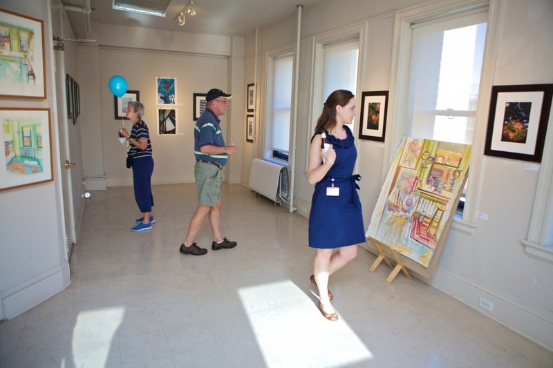 Art gallery in the tower