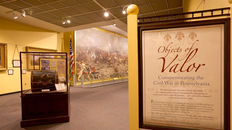 The entrance to the museum's permanent Civil War exhibit.