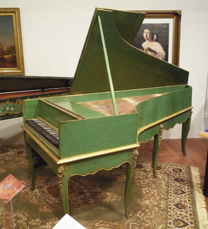 One of the two aforementioned grand pianos. This one was built in France in 1781 and is the earliest known grand piano made in France to survive.