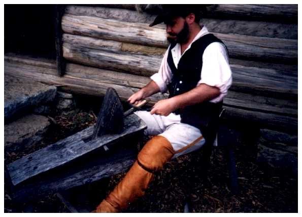 A Blacksmith showcasing the trade as it was in the 1800s