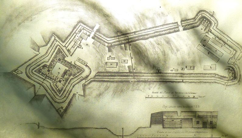 The plan of the fort