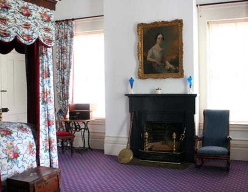 A bedroom inside Waveland