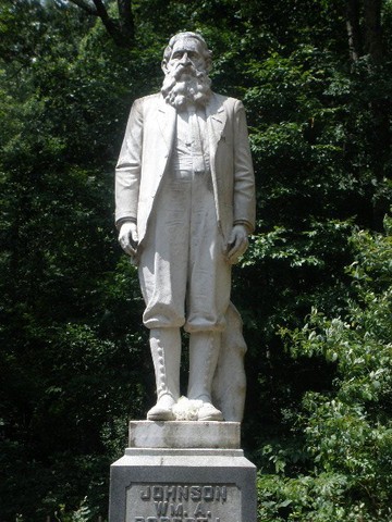 The life-sized statue was scultped in Italy, with images and written descriptions of Hatfield used to create his likeness. Image obtained from Wikimedia. 