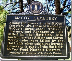 McCoy Cemetery marker