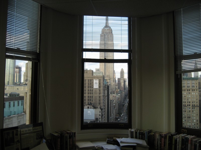 A view from one of the rooms in the building