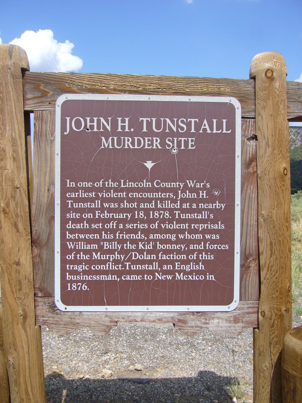 John Tunstall Murder Site