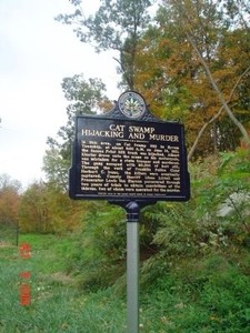 Cat Swamp Hijacking Murder Marker