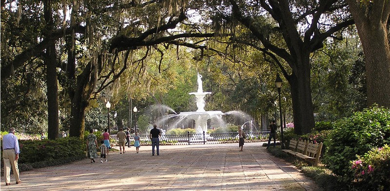 Forsyth Park fountain remains one of the most photographed places in all of Savannah.