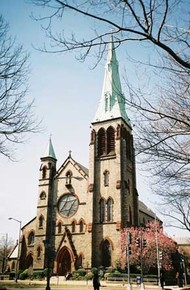 St. Dominican's church has been led by friars who served in the Civil War. Although few members live near the urban church, the congregation has grown throughout the past century of change.