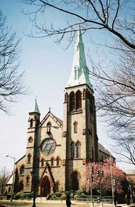 St. Dominican's church has been led by friars who served in the Civil War. Although few members live near the urban church, the congregation has grown throughout the past century of change. 