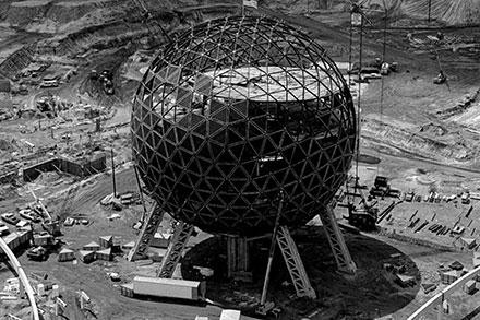 Spaceship Earth under construction